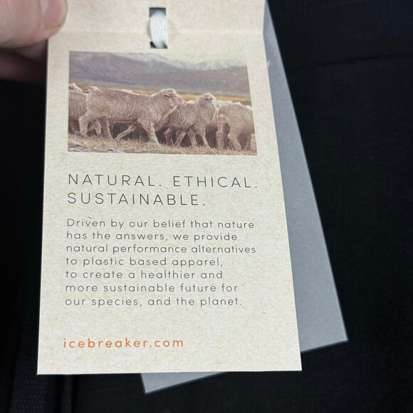 Icebreaker Black Women's Crush Pants Soft Merino Wool Blend NWT Ankle Joggers XL - Picture 12 of 15